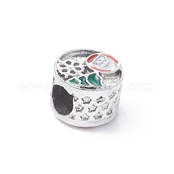 Alloy Rhinestone European Beads&nbsp;MPDL-Q213-14AS