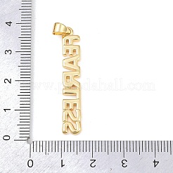 Brass Pendants&nbsp;KK-C162-054A-G