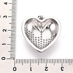 Brass Micro Pave Clear Cubic Zirconia Pendants&nbsp;KK-N268-52P