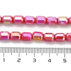 Electroplate Glass Beads Strands&nbsp;EGLA-D030-06C