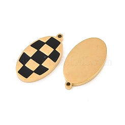 304 Stainless Steel Enamel Pendants&nbsp;STAS-Z190-07G-03