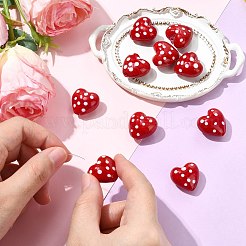 10Pcs Baking Paint Glass Beads&nbsp;GLAA-CJ0002-96
