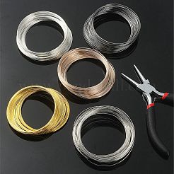 300 Circles 5 Colors Steel Memory Wire&nbsp;TWIR-YW0001-03