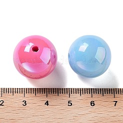 UV Plating Iridescent Acrylic Beads&nbsp;MACR-D032-05