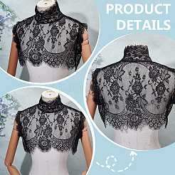 2Pcs Cotton Lace Detachable False Collars&nbsp;AJEW-HY0002-93