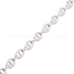 Non-Tarnish 304 Stainless Steel Oval Link Chains&nbsp;CHS-F017-05A-P