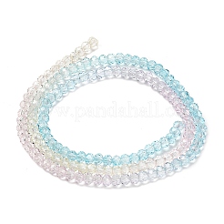 Transparent Painted Glass Beads Strands&nbsp;LS-DGLA-A034-T2mm-A21