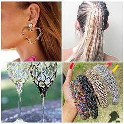 Pointed Back Glass Rhinestone Cabochons&nbsp;RGLA-YS0001-04A