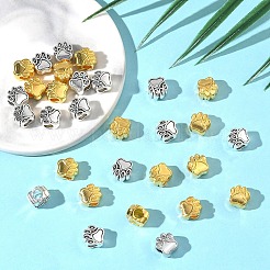 30Pcs 2 Colors Tibetan Style European Beads&nbsp;MPDL-YW0001-08