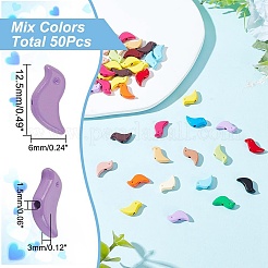 50Pcs Paint Zinc Alloy Beads&nbsp;FIND-AR0005-04B