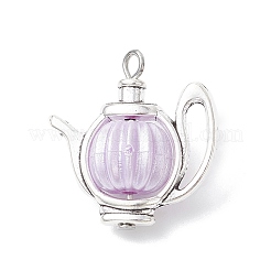 Acrylic & Tibetan Style Alloy Pendants&nbsp;PALLOY-JF04324