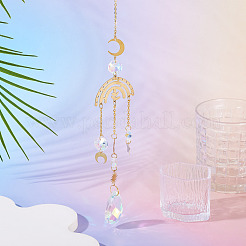1Pc Faceted Glass Sun Catcher Pendant Decorations&nbsp;AJEW-TA0003-19