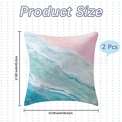 Square Polyester Pillow Case&nbsp;AJEW-WH20080-67A