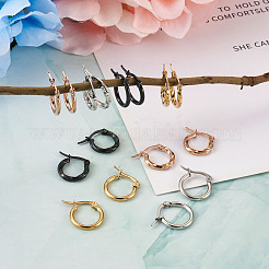Stainless Steel Hoop Earrings&nbsp;STAS-TA0001-23A