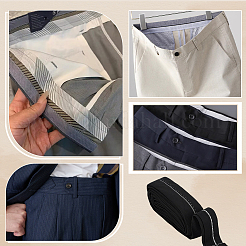 9M Cloth Suit Trouser Waist Lining&nbsp;DIY-BC0015-82B
