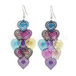 430 Stainless Steel Dangle Earrings&nbsp;EJEW-B157-01A