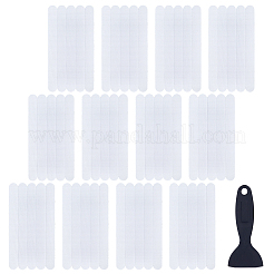 12 Bags Transparent PVC Bathtub Waterproof Bathroom Anti-slip Strips&nbsp;AJEW-BC0010-45
