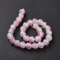 Handmade Lampwork Beads Strands&nbsp;LAMP-K027-05B