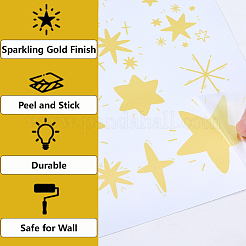 PVC Plastic Star Wall Stickers&nbsp;DIY-WH20009-43