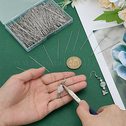 800Pcs 304 Stainless Steel Flat Head Pins&nbsp;STAS-ME0002-72