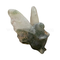 Natural Moss Agate Angel & Fairy Display Decorations&nbsp;LS-PW-WG22967-02