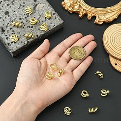 15Pcs 3 Styles Brass Spacer Beads&nbsp;KK-CJ0003-54
