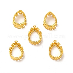 Brass Cabochon Settings&nbsp;KK-G443-02A-G