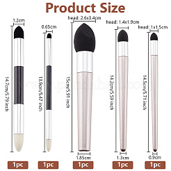 2 Sets 2 Style Plastic & Sponge Pen&nbsp;AJEW-OC0004-87
