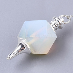 Natural & Synthetic Gemstone Dowsing Pendulums&nbsp;G-R461-25-A