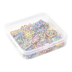 40Pcs 10 Styles 3D Printed Alloy Connector Charms&nbsp;ENAM-FS0003-61