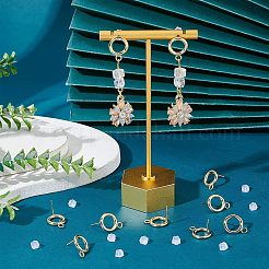 20Pcs 304 Stainless Steel Stud Earring Findings&nbsp;STAS-UN0038-68