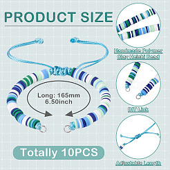 Handmade Polymer Clay Heishi Bead Bracelet Making&nbsp;AJEW-TAC00080