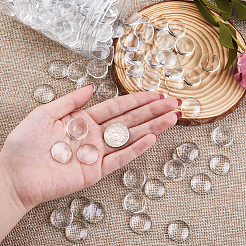 Transparent Glass Cabochons&nbsp;GGLA-CD0001-01