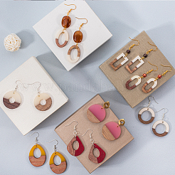 Resin & Wood Pendants&nbsp;RESI-OL0001-08C