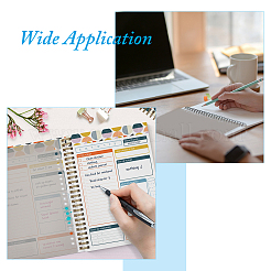 PP Plastic Detachable Binder Cover with Clip&nbsp;OFST-WH0004-113B-02