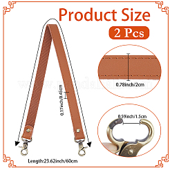 2Pcs Leather Bag Strap&nbsp;PURS-CL0001-12A
