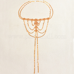 Arabian Style Brass Multi-layer Tassel Headpiece&nbsp;LU0176