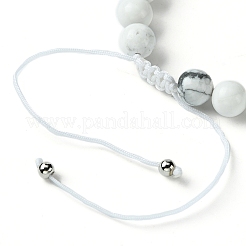 Chakra Natural & Synthetic Mixed Stone Braided Bead Bracelets&nbsp;BJEW-JB09857