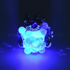 Color Changing UV Reactive Luminous Polymer Clay Rhinestone Beads&nbsp;CLAY-D007-06