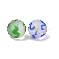 Frosted Handmade Lampwork Beads&nbsp;LA-CBA5635-01A