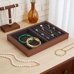 Rectangle Wood Jewelry Trays for Earrings&nbsp;AJEW-WH0880-84B