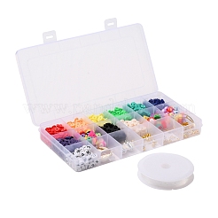 DIY Polymer Clay Beads Jewelry Set Making Kit&nbsp;DIY-FS0002-12