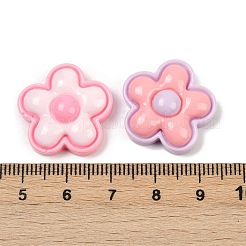 Opaque Resin Enamel Cabochons&nbsp;CRES-D308-12
