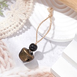 Iron Bell Pendant Decoration&nbsp;HJEW-JM02488-01
