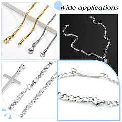 304 Stainless Steel Lobster Claw Clasps&nbsp;STAS-ME0002-92B
