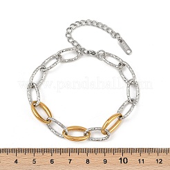 304 Stainless Steel Cable Chain Bracelets for Women&nbsp;BJEW-K279-02GP