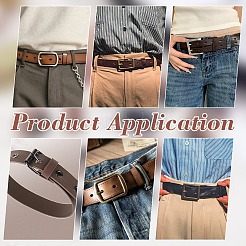 20Pcs 2 Colors Leather Belt Loop Ring&nbsp;DIY-PH0036-53