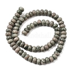 Natural Green Wood Lace Stone Wooden Jasper Beads Strands&nbsp;G-A280-A29-02