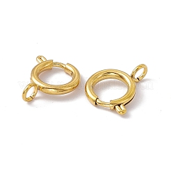 PVD Vacuum Plating 201 Stainless Steel Spring Ring Clasps&nbsp;STAS-J401-LD023-12