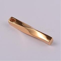 Twisted Strip 304 Stainless Steel Pendants&nbsp;STAS-F103-08A
